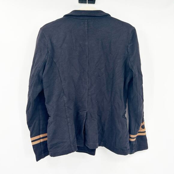 Ralph Lauren Denim & Supply Women Terry Double Breasted Military Blazer Jacket L - Picture 8 of 8